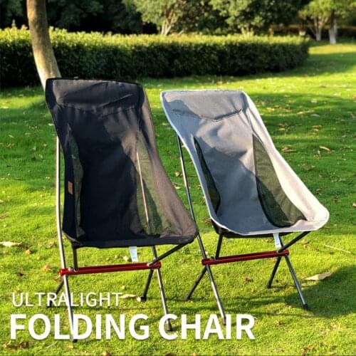 Ultralight Fishing Chair Portable Chair Outdoor Folding Camping Chair For Hiking Picnic Seat Detachable Aluminum Folding Chair