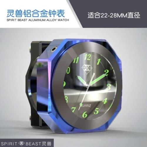 SPIRIT BEAST Motorcycle Instrument Handlebar Luminous Clock Watch Waterproof T6 Aluminium Alloy Moto Bike Cycling Racing Top