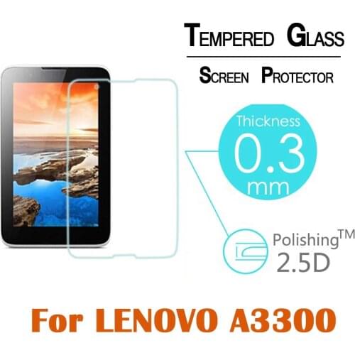 9H 2.5D 0.3mm Explosion-Proof Toughened Tempered Glass For Lenovo A3300 A7-30 7" Film Clear Screen Protect Cover Guard