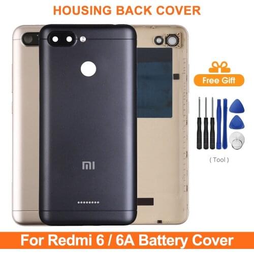 Brand New Battery Door For Xiaomi Redmi 6A Battery Cover Rear Housing Assembly Replacement For Redmi6A