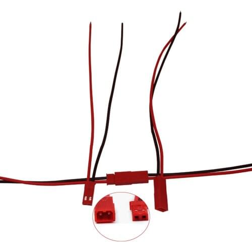 Free Shipping 10/50/100 Pairs 2 Pin JST Plug Cable Male/Female Connector For RC BEC Battery Helicopter DIY FPV Drone Quadcopter