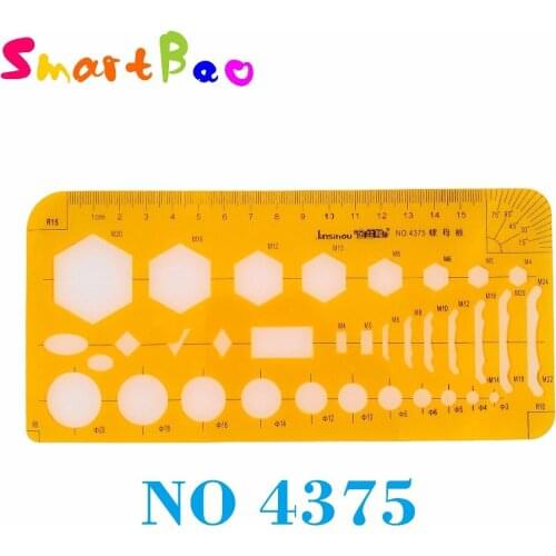 Nuts Design Drawing Template No 4375