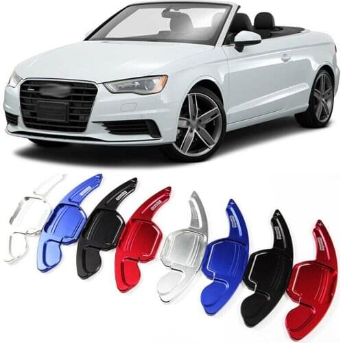 Savanini Alloy Add-On Steering Wheel DSG Paddle Shifters Extension For Audi A3 2013-2016