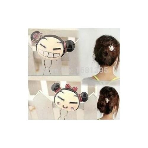 Hot New Style Fashion Lovely Chinese Doll Comb Headband Jewelry Accessories Hair Loop Free shipping crystal jewelry