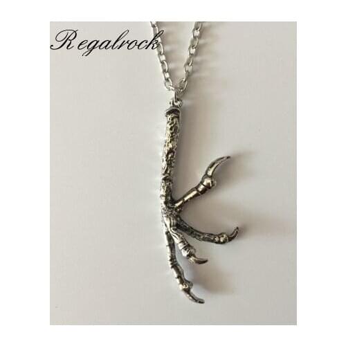 Regalrock Gothic Raven Claw Talon Necklace Animal Crow Oddities Eagle Hawk Bird Fashion Wiccan Hot Charm Punk Jewelry