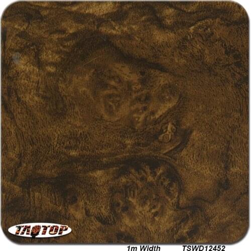 ITAATOP 1M*10M TSD12452 Brown Wood Patrtern Hydro Graphics Liquid Image H2O Dipping Water Transfer Printing Film