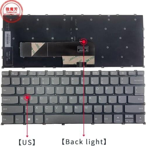 New Laptop Keyboard For Lenovo XiaoXin -13IML 2019 S340-13IML S340-13 YOGA 14SITL 2021 Keyboard US English