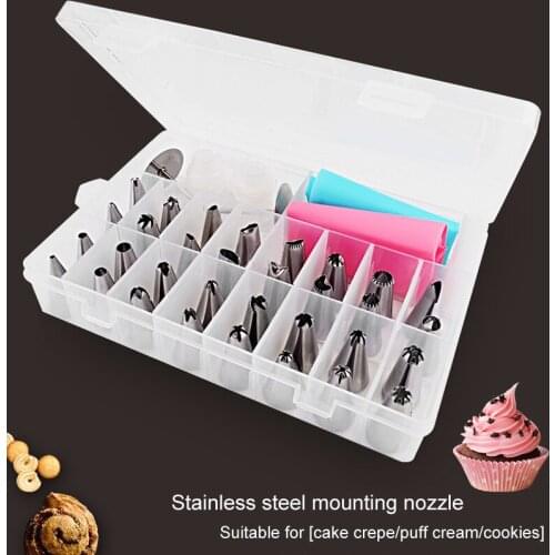 Confectionery Cake Shop Bakeware Confectionery Bags Nozzles Home Kitchen Dining Tool Baking Pastry Tool 24PCS 38 PCS Drop Ship