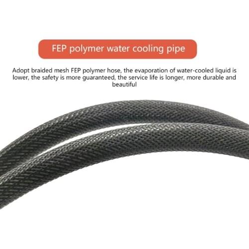 R58A CPU Cooler Silent PWM Fan Colorful RGB Radiator with FEP Polymer Water Cooling Pipe 120mm Low Profile for intel/amd/LGA