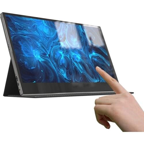 13.3 Inch Portable Touch Gaming Monitor For Switch XBOX PS4 HDR 1080p Extended Screen For PC Laptop TNT EMUIPC DEX With Battery