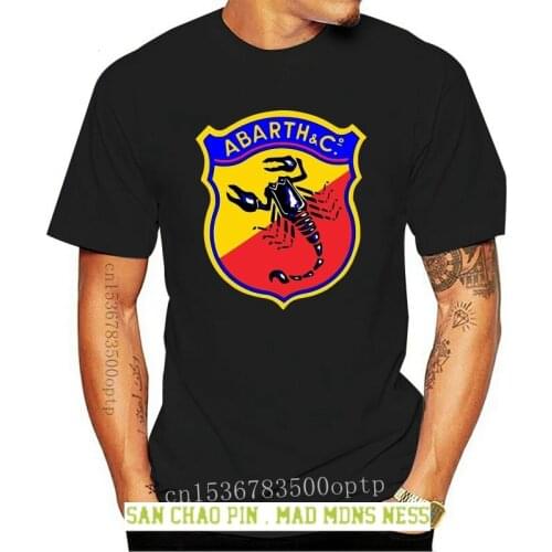 New Abarth Italian Racing Logo T-Shirt In All Color Usa Size Em1 Unisex Loose Fit Tee Shirt