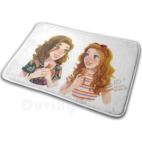 Eleven And Max Soft Non-Slip Mat Rug Carpet Cushion Eleven 011 Movies Cinema Film Netflix Tv Shows Artsy Max Ahoy