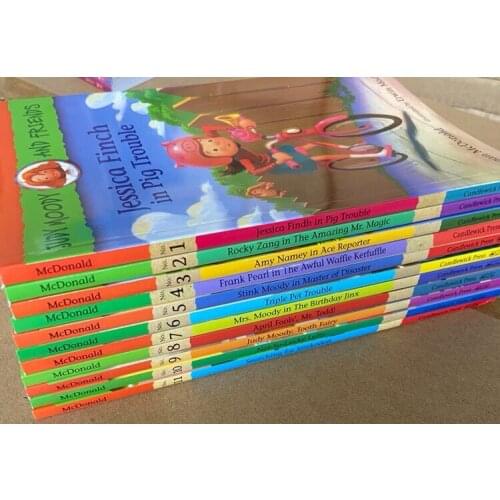 6-12 year 11 book/set Judy Moody And Friends Children English picture books Children English Enlightenment Graded reading