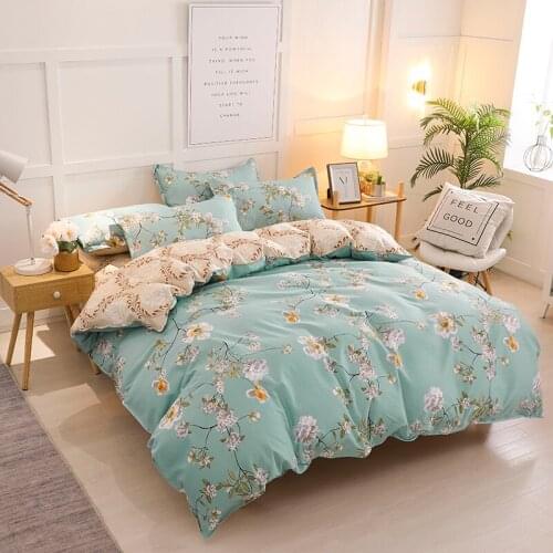Bed Linens High Quality Luxury Wedding Gift Bedding For Bedrooms Ab Side Dobby Bedsheet Set Warm Flat Bedspread Duvet Cover Sets