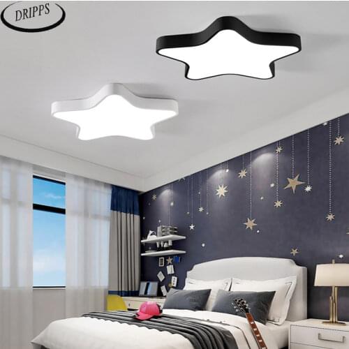 Modern LED five-pointed starry sky ceiling lamp study room aisle creative lighting factory direct ceiling light