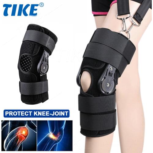 TIKE Adjustable Medical Knee Brace Postoperat Orthosis Knee Joint Support Ligament Sport Injury Orthopedic Splint After Surgery
