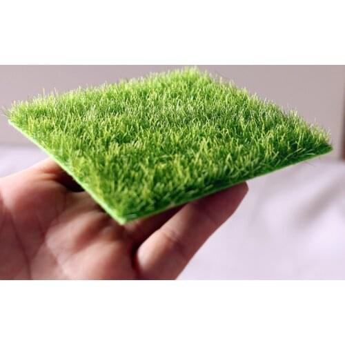 1/12 Garden Doll House Green Lawn Micro Landscape Creative Set Accessory