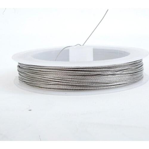 1*7 structure stainless steel miniature extra-fine soft steel wire rope diameter 0.3mm-6.0mm steel wire