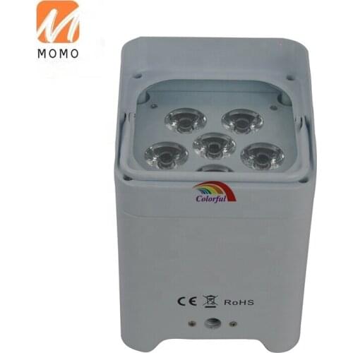 18W 6 LEDs RGBWA+UV Battery Wireless LED Wedding Uplight