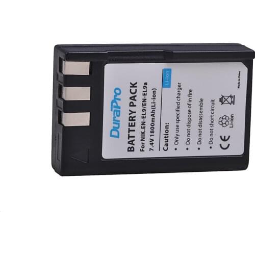 1800mAh EN-EL9 EN EL9 EN-EL9a EN EL9a EL9a Li-ion Digital Camera Battery for Nikon EN-EL9 D40X D40 D60 D3000 D5000 D8000 EN
