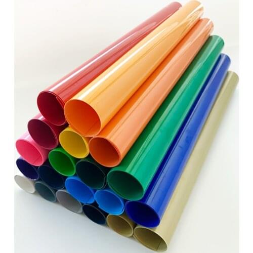 200CM/300CM 20Colors PVC Heat Transfer Vinyl Iron On Vinyl Heat Press Machine Cutting Plotter For T-Shirt DIY