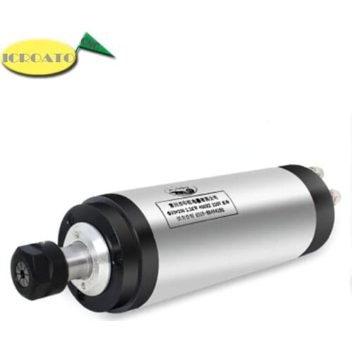 Free shipping CNC 2200W Water cooling Spindle Motor 220V 2.2KW 80mm ER20 water-cooled spindle Engraving Milling Machine