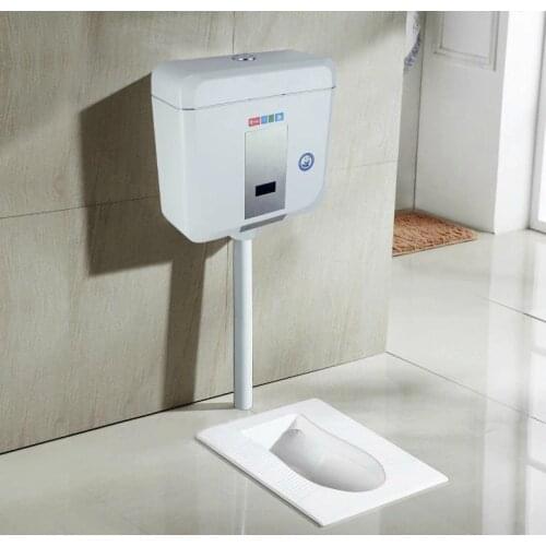 Fast and induction squatting energy-saving sanitary water tank automatic toilet squatting toilet flushing valve pool feeling