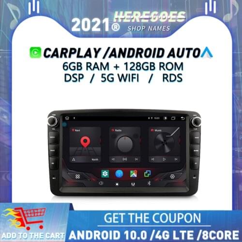 Carplay 8" DSP Android 10.0 4G+64GB Car DVD Player For Benz W209 W163 W203 W168 Viano Vito 4G LTE GPS Navigation Stereo Radio