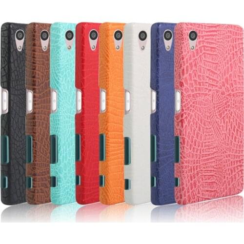 For Sony Xperia E5/Z5 Case Cover Luxury Fashion Crocodile Leather Fundas Case For Sony Xperia Z5 Xperia E5 F3313 F3311 Phone Bag