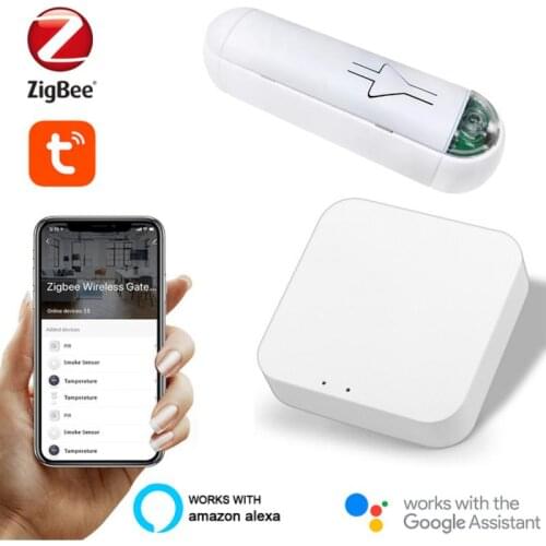 Tuya Smart Life ZigBee Light Sensor Indoor/Outdoor Brightness Sensor Light Sensor Graffiti Support Alexa Google Home Smart Life