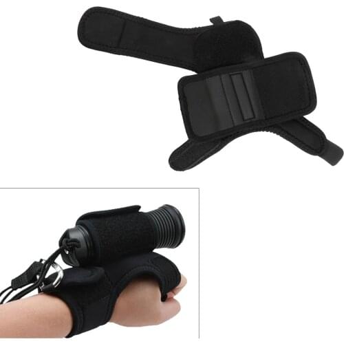 Diving Flashlight Glove, Hands-Free Torch Lamp Holder Mount - Universal