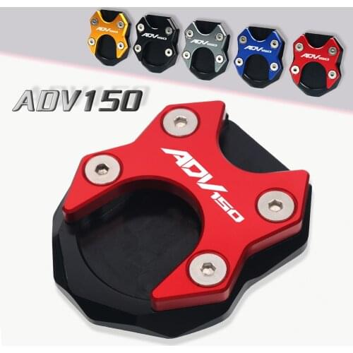 For HONDA ADV150 ADV 150 adv-150 2019 2020 Motorcycle CNC Aluminum Kickstand Sidestand Stand Extension Enlarger Pad