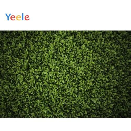Yeele Grass Green Screen Foliage Leaves Party Decor Photography Backgrounds Customized Photographic Backdrops for Photo Studio