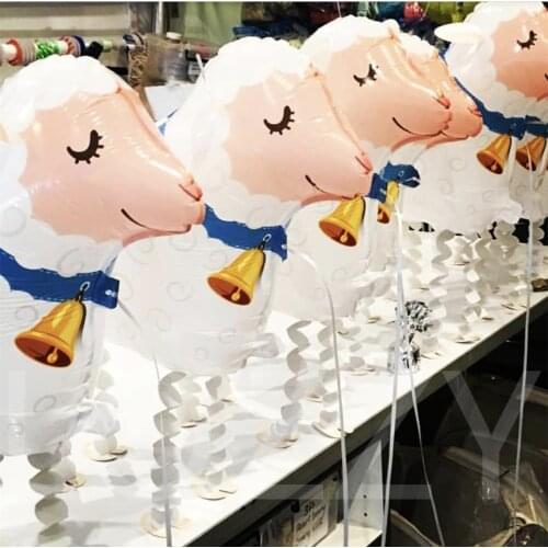 Walking Animal Balloon Cute Sheep Dog Deer Dinosaur Helium Balloon Birthday Party Baby Shower Graduation Decoration Kids Toys