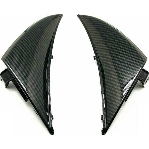 Left Right Air Dash Intake Cover Fairing Panel For Yamaha YZF R1 2009-2014 Carbon Fiber Color