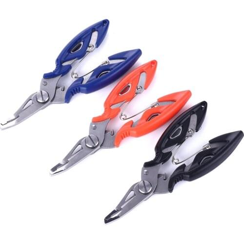 Stainless steel curved mouth fishing pliers multifunctional pliers strong horse fishing line scissors factory outlet