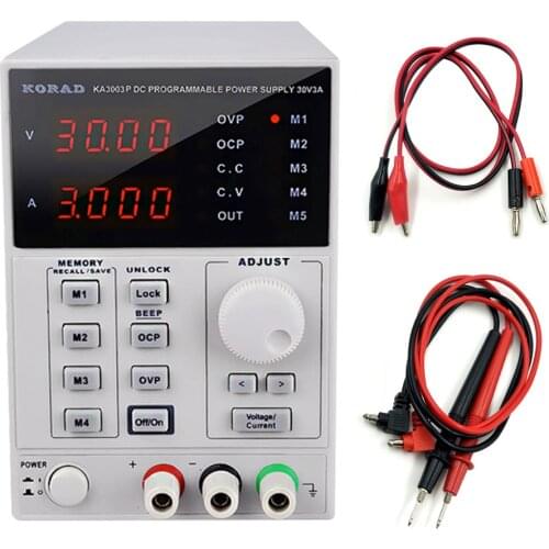 KORAD KA3003P Programmable Adjustable Digital DC Power 90W 30V3A UBS Interface Data Storage And Automatic Control Function