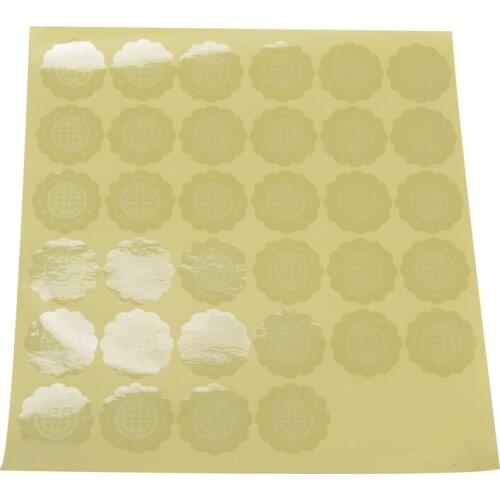 Standard version vinyl clear stickers for ribbon printer