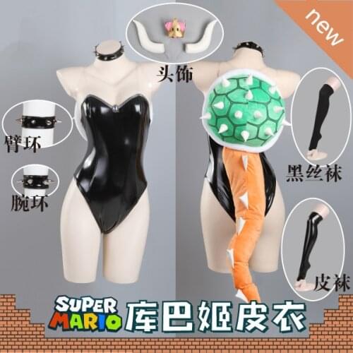 Super Mario Bowsette cosplay costume sexy costume gift