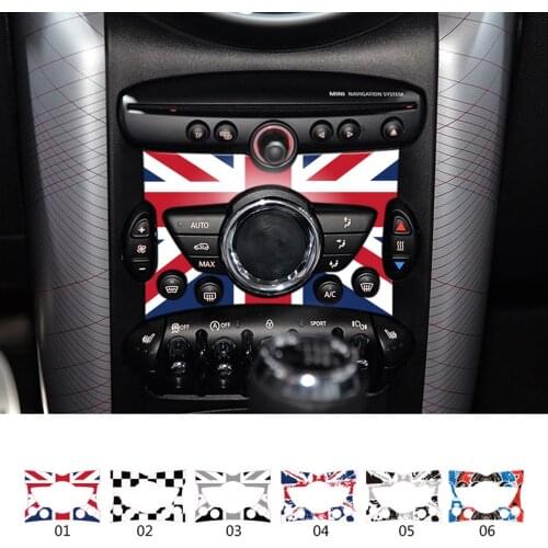 Car Internal Decoration In The Control Panel Sticker Decals For Mini Cooper R50 R52 R53 R55 R56 R57 R58 R59 R60 R61 R62