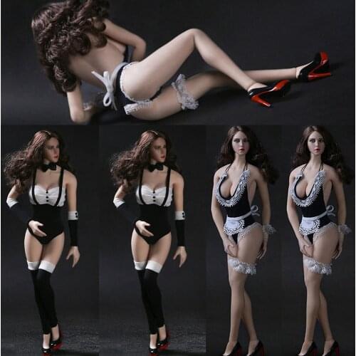 1/6 female figure Sexy Big Bust Low Collar Lace bikini Suit JOA-003 for12 inch action figure body PH TBL