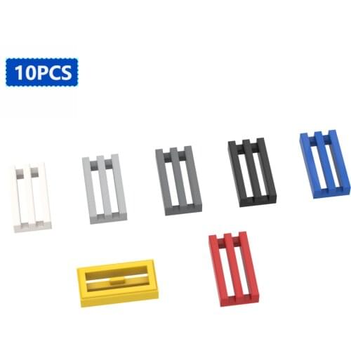 10PCS MOC Bricks 2412/30244 1x2 high-tech Changeover Catch For Building Blocks Parts DIY Educational Parts Toys For Childre