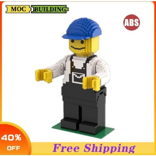 1898PCS Rock Man Building Blocks Moc Brick Kid Gift Toys And Educational Toys For Children