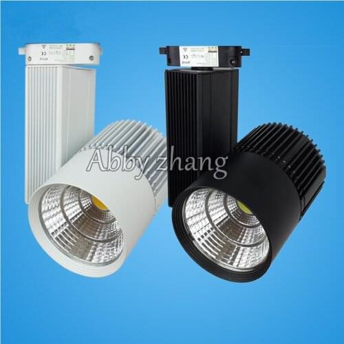 2 Wires 1Phase LED Track Light 35W COB Ceiling Rail lights For Pendant Kitchen Clothes Shop Shoes Store