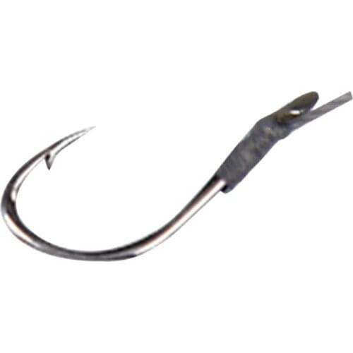 2pcs Floating Fishing Barbed Hook Plastic Metal Spring Fishhook With Line For Silver Carp Fishhooks For Silver Carp