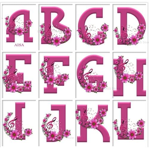 Personalized Custom Name 5d Diy Diamond Painting Flower Rose Red Cartoon Diamond Mosaic Cross Stitch Full Drill Home Decor Gift
