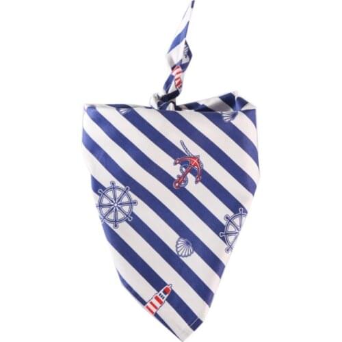 Cat Dog Bandana Bibs Cotton Pet Saliva Towel Scarf Collar Adjustable Pet Neckerchief Saliva Towel Pet Supplies
