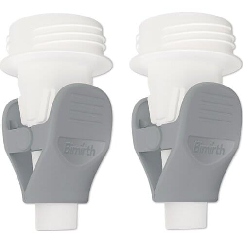 Bimirth Breastmilk Storage Bag Adapters Clamps Replacement Breast Milk Bag for Lansinoh S1/2 Avent Wide-Neck Breast Pump