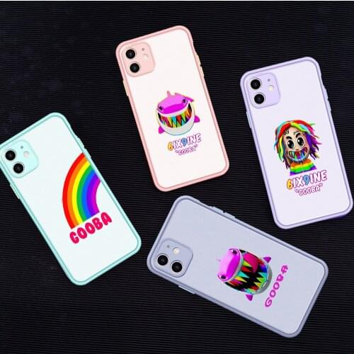 GYKZ Fashion 6IX9INE GOOBA Phone Case For iPhone 11 Pro XS MAX X XR SE 2020 7 8 6 Plus Cartoon Shockproof Matte Cover Fundas Bag