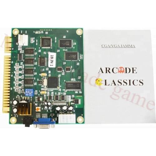 Classical 19 in 1 Horizontal Multicade Multigame Game Board PCB Board for Jamma Video Game